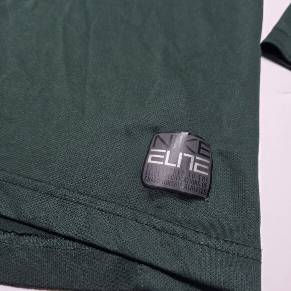 Nike Elite Michigan State Spartans Green Men's Dri Fit Long Sleeve T Shirt Small - Picture 3 of 6